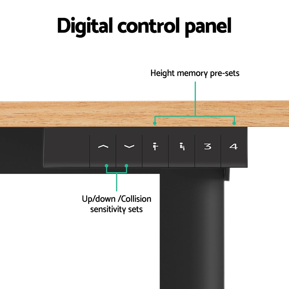 120CM Artiss Electric Standing Desk Sit Stand Desks Home Office Computer Desk - Homecoze