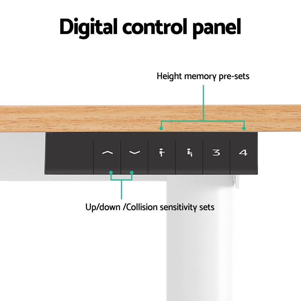 120CM Artiss Electric Standing Desk Sit Stand Desks Home Office Computer Desk - Homecoze