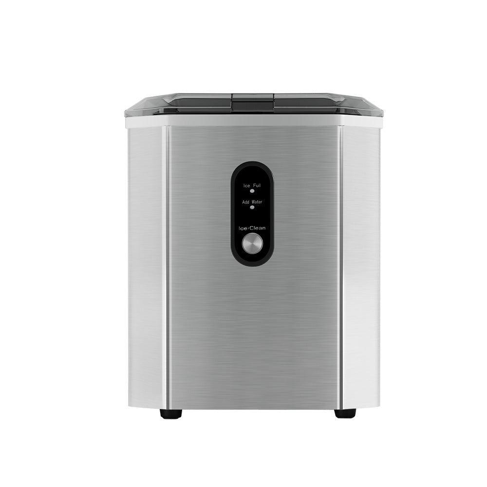 Portable Ice Cube Maker Ice Machine 0.5kg/hr Bullet Ice Home Bar Benchtop - Stainless Steel - Homecoze