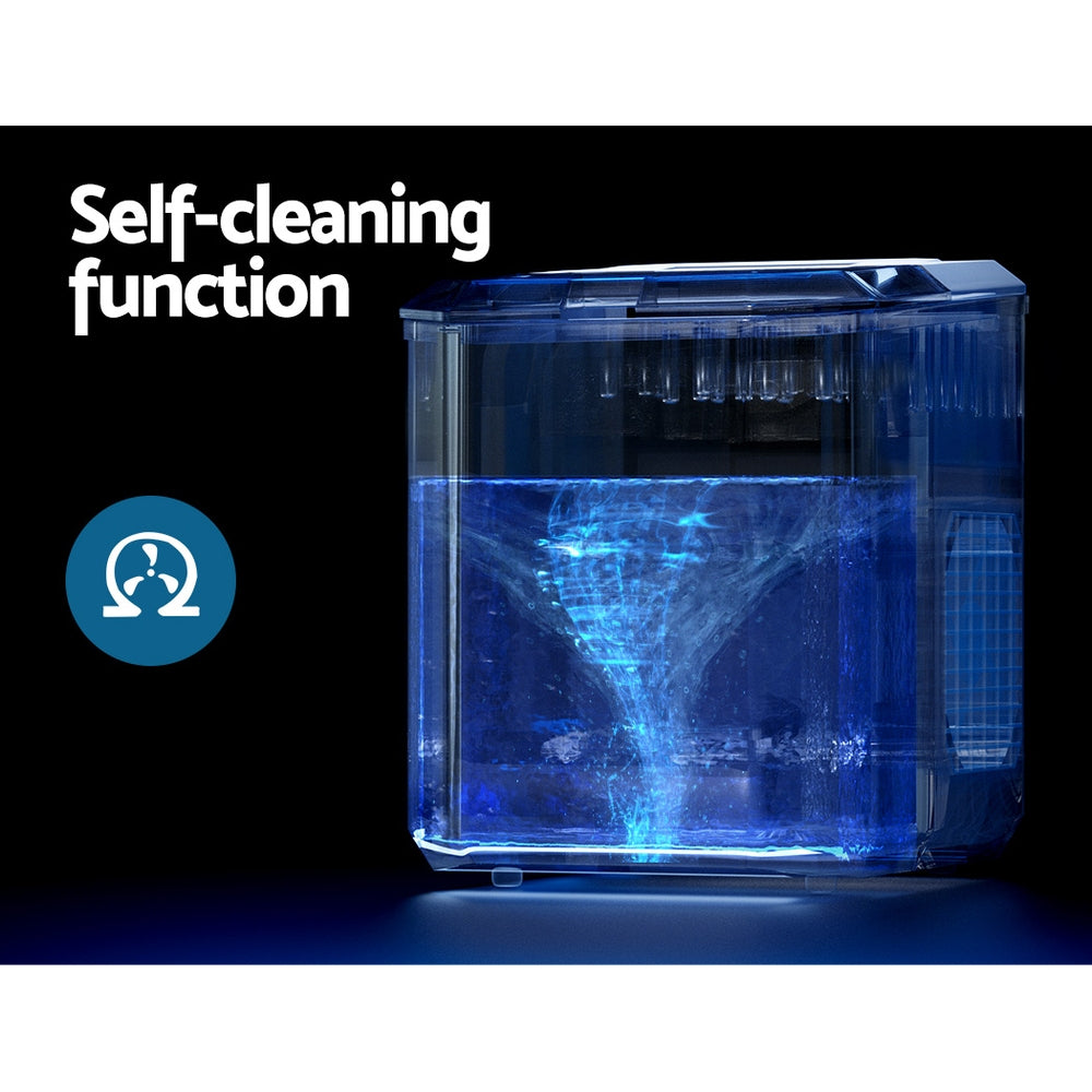 Portable Ice Cube Maker Ice Machine 0.5kg/hr Bullet Ice Home Bar Benchtop - White - Homecoze
