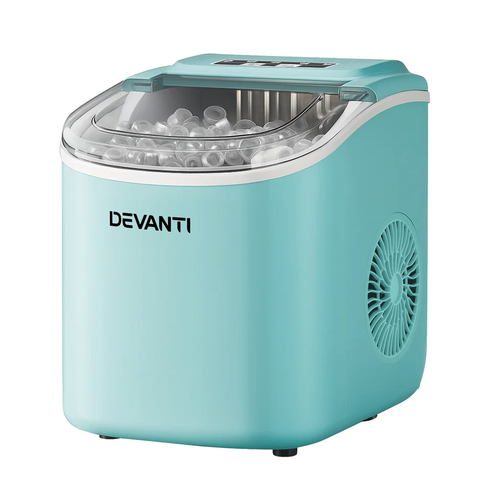 0.5kg/hr Ice Cube Maker - Green - Homecoze