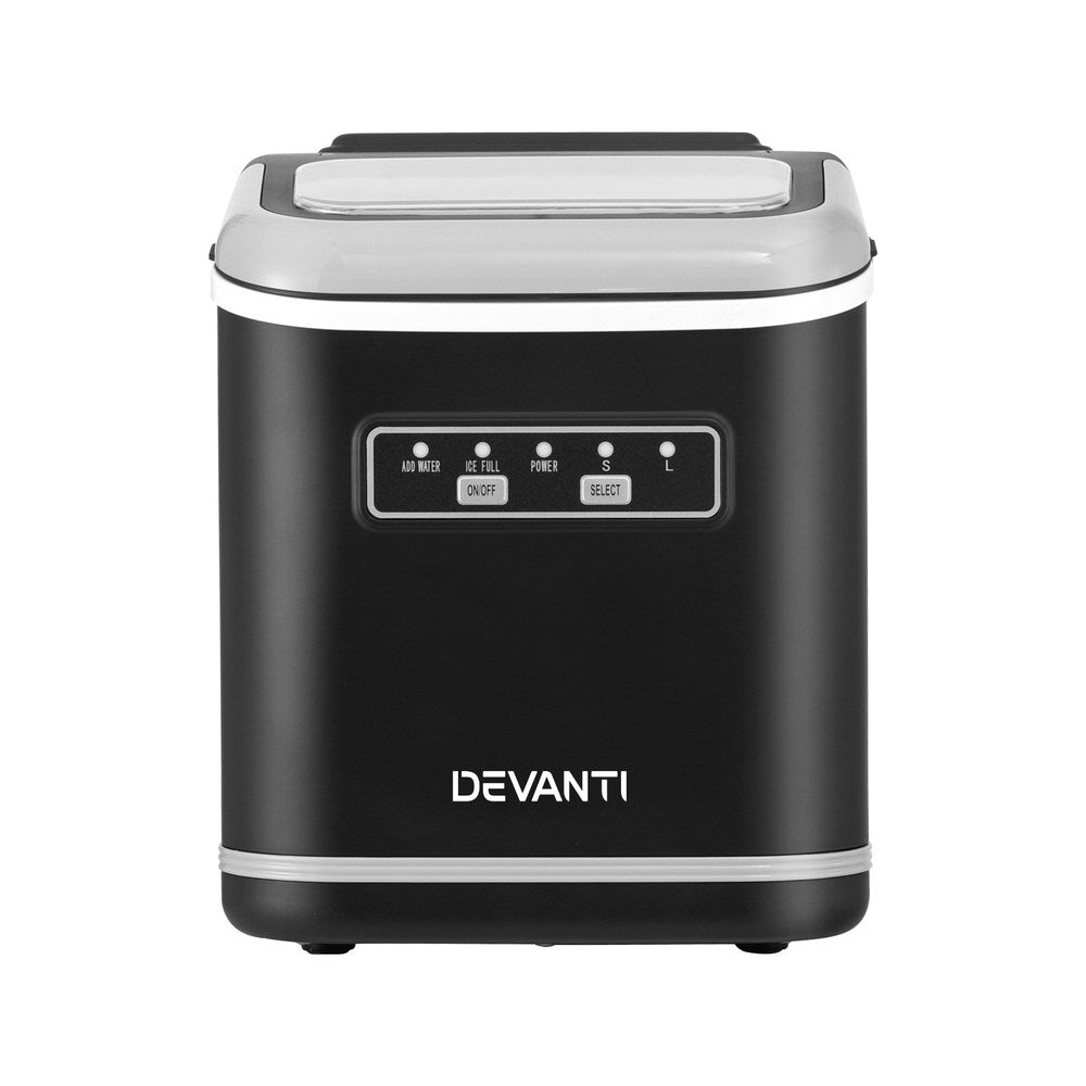 0.5kg/hr Portable Ice Maker - Black - Homecoze