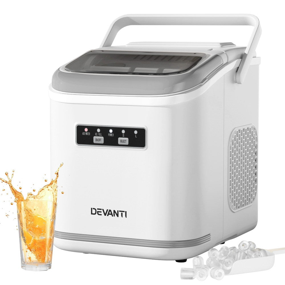 0.5kg/hr Portable Ice Maker - White - Homecoze