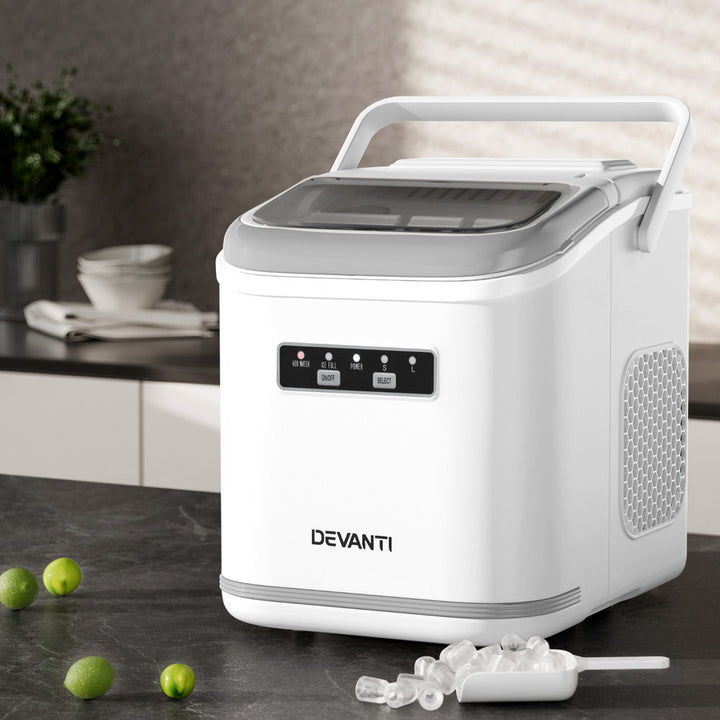 0.5kg/hr Portable Ice Maker - White - Homecoze