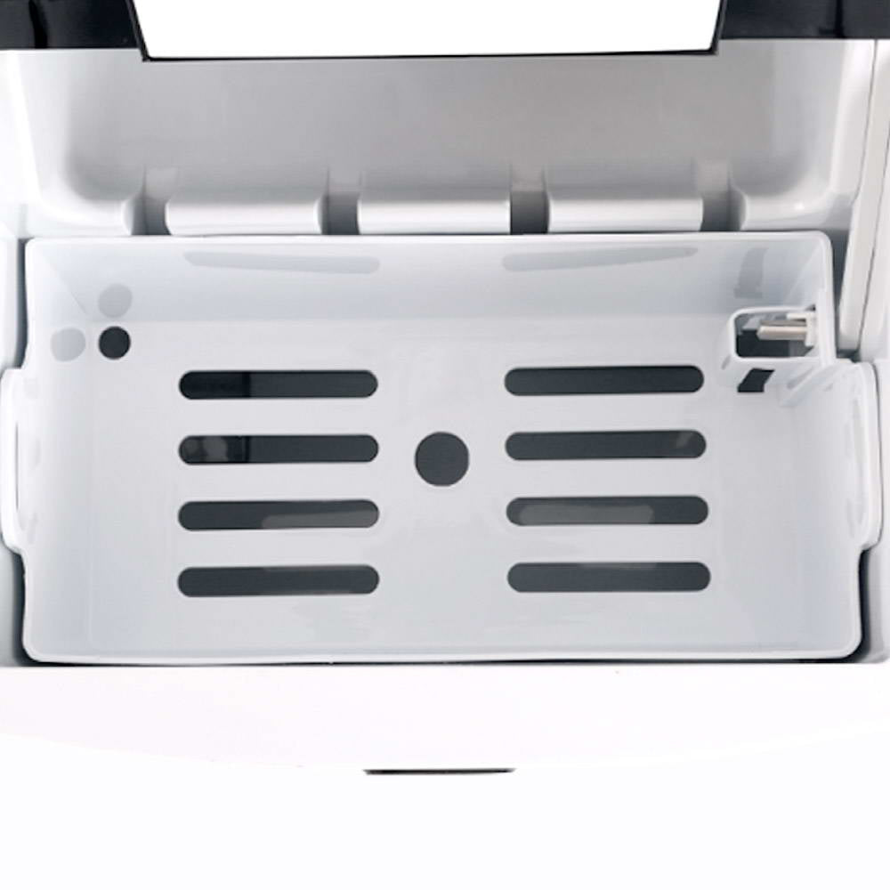 Portable Ice Cube Maker 0.6kg/hr Benchtop Ice Machine - Stainless Steel - Homecoze