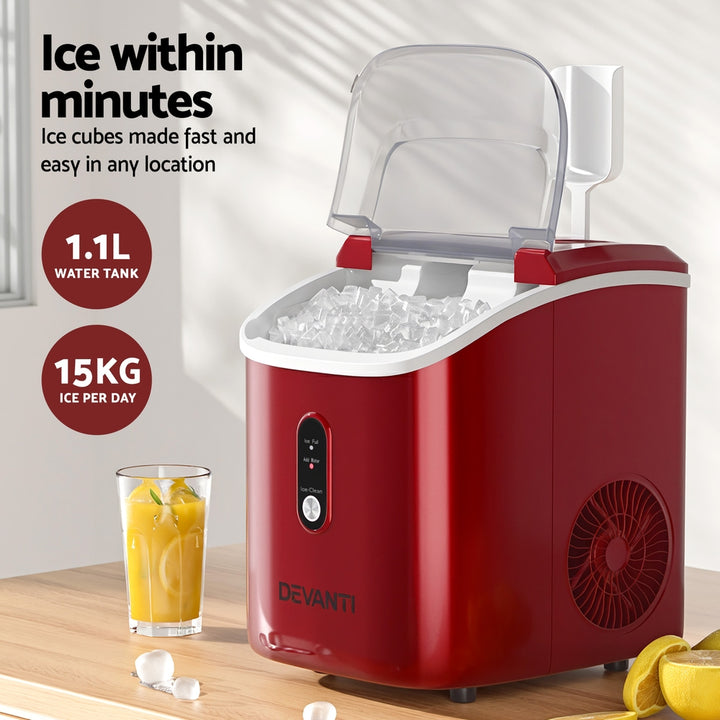 0.6kg/hr Mini Nugget Ice Cube Maker - Homecoze