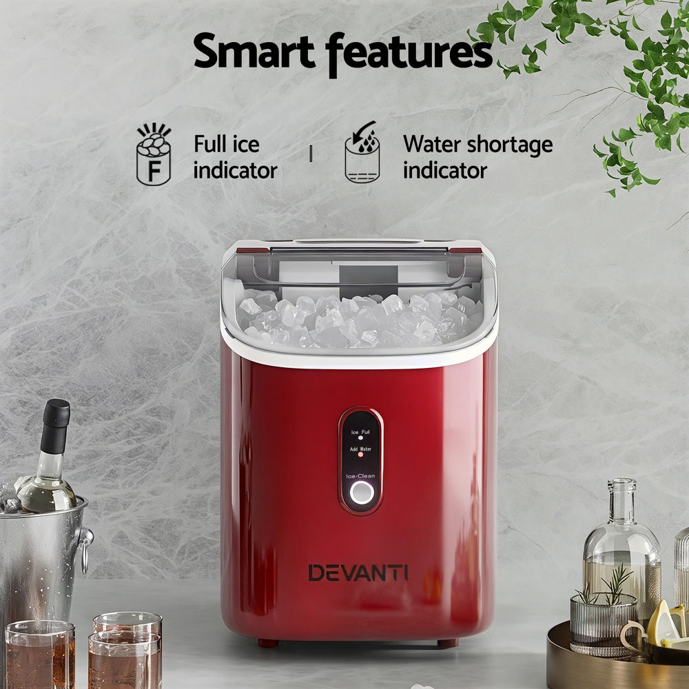 0.6kg/hr Mini Nugget Ice Cube Maker - Homecoze