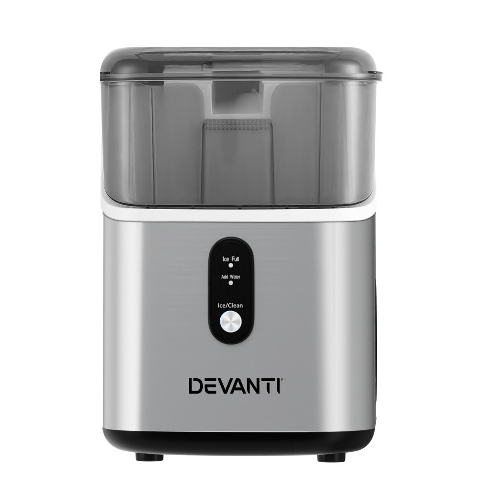 0.6kg/hr Nugget Ice Maker - Stainless Steel - Homecoze