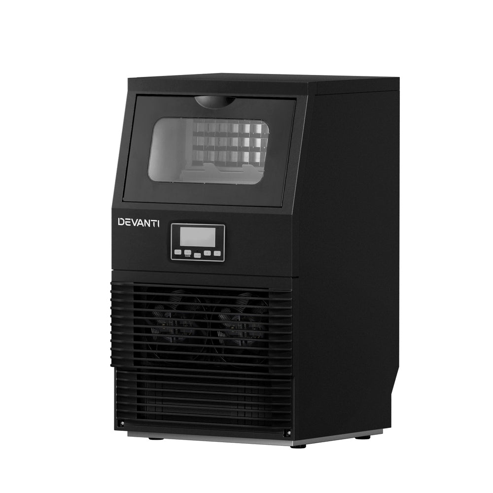 Commercial Ice Cube Maker 1.25kg/hr - Black - Homecoze