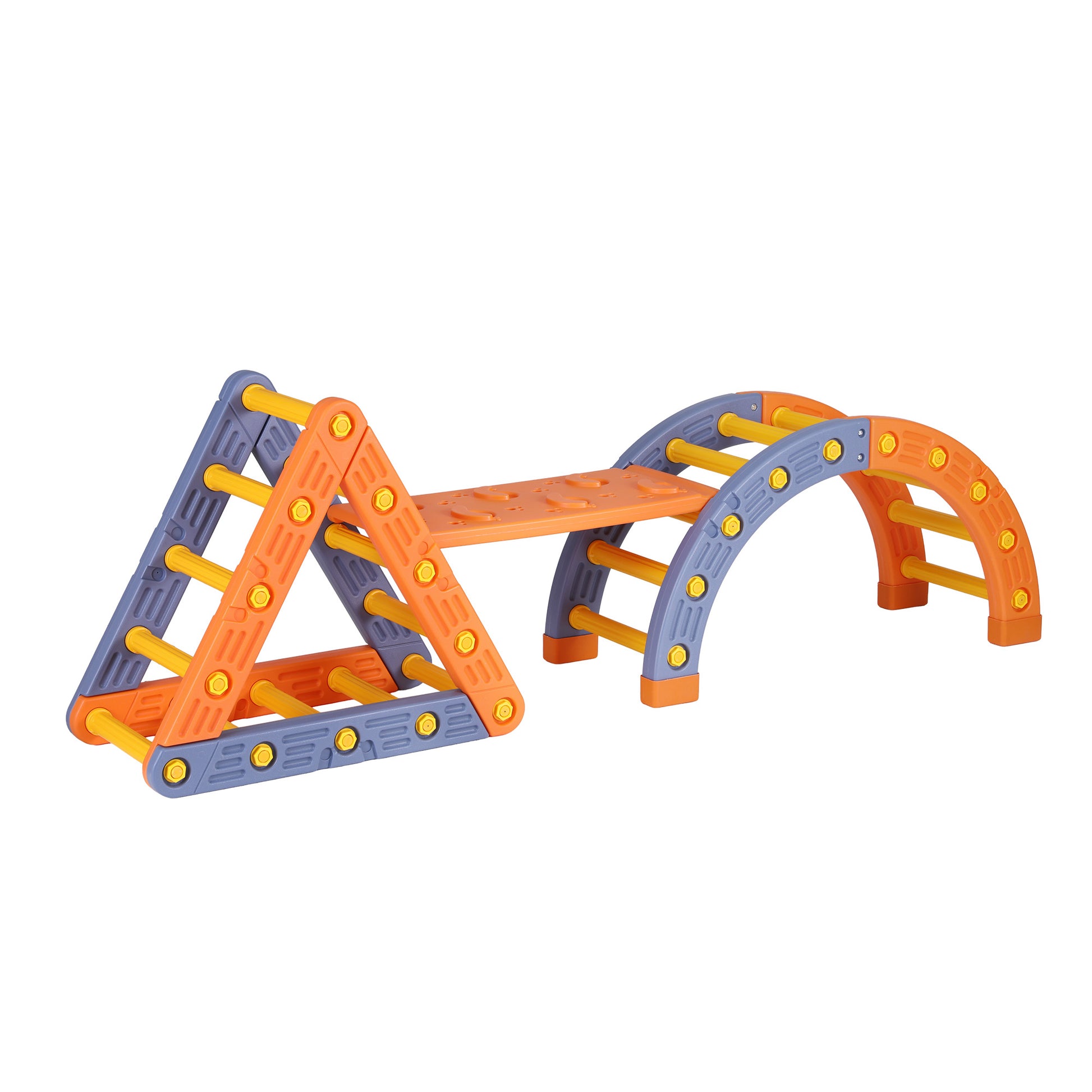 Kids Climbing Frame Set With Slide - Homecoze