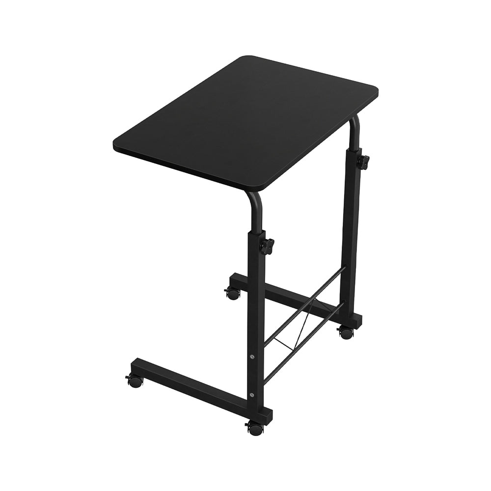 Small Portable Adjustable Height Mobile Laptop Desk - Black - Homecoze