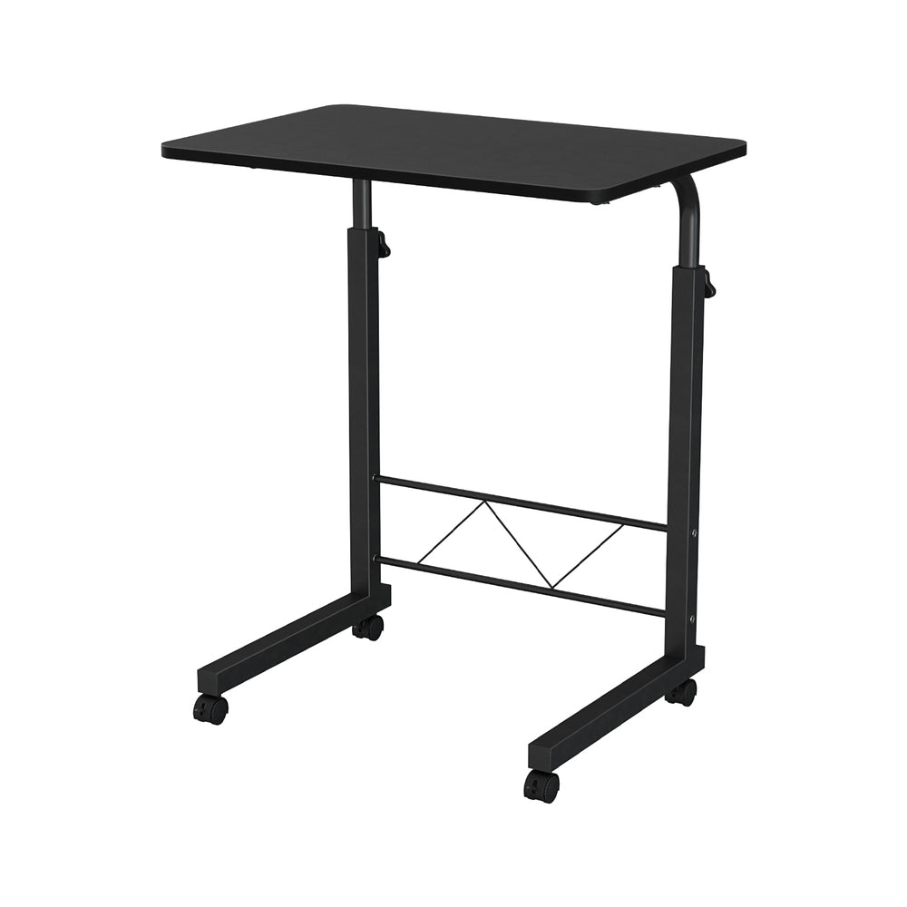Small Portable Adjustable Height Mobile Laptop Desk - Black - Homecoze