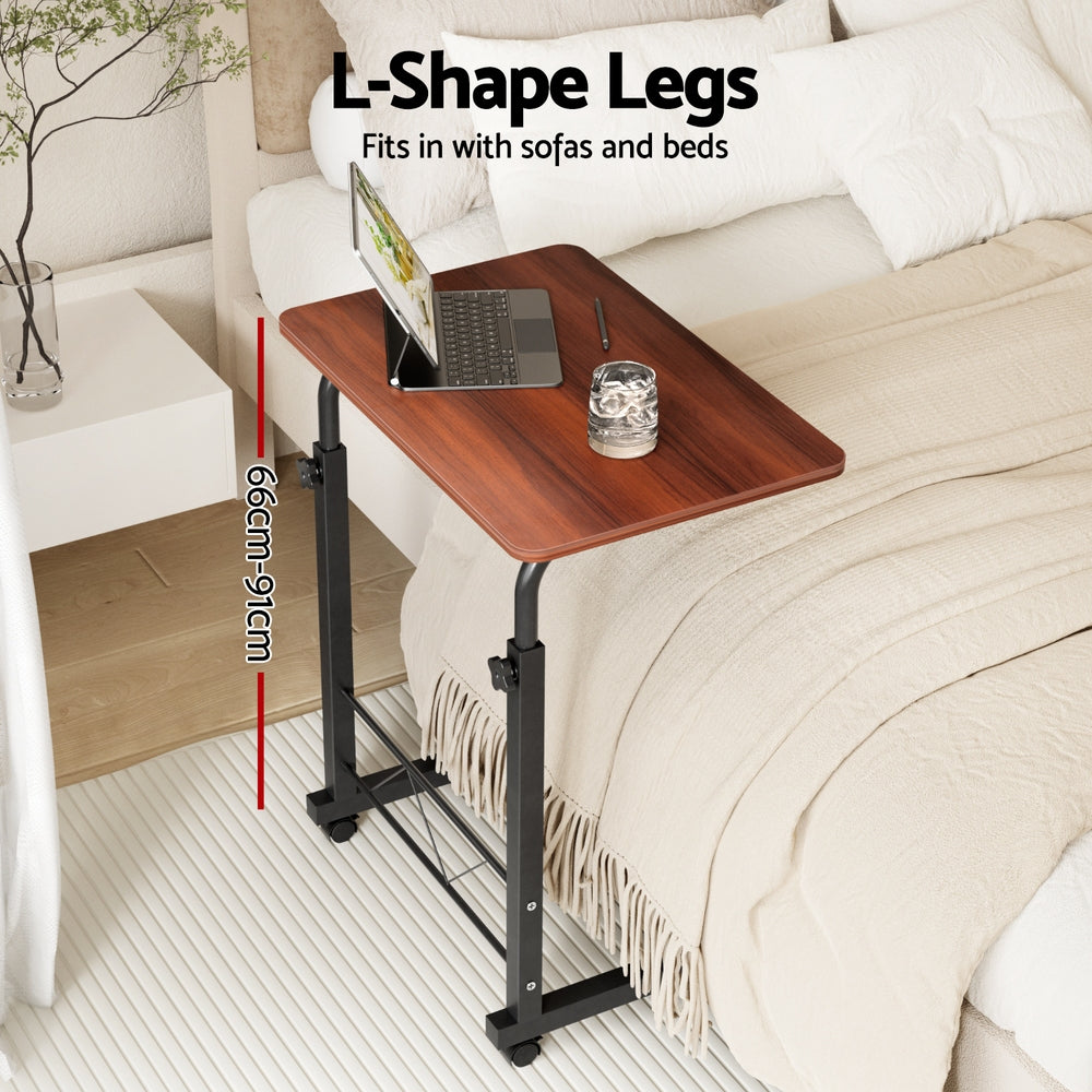 Laptop Table Desk Portable - Dark Wood - Homecoze