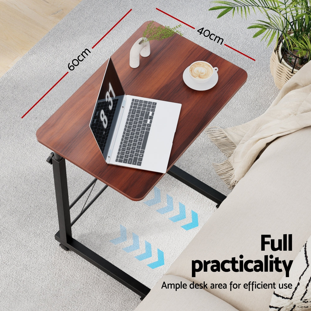 Laptop Table Desk Portable - Dark Wood - Homecoze