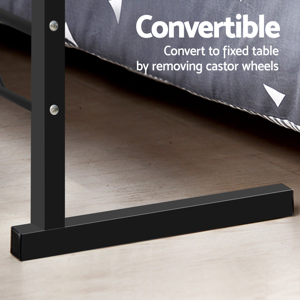 Laptop Table Desk Portable - Dark Wood - Homecoze