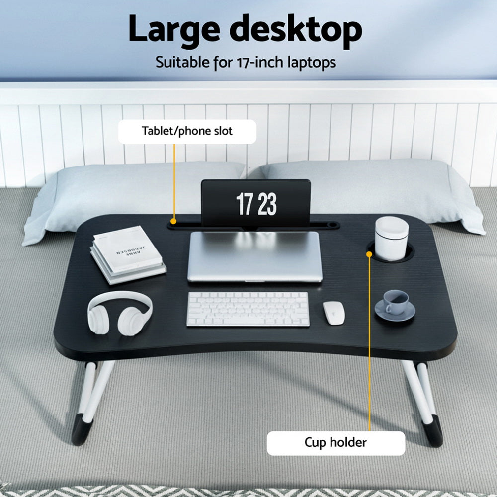Laptop Desk Table Foldable Stand Lap Tray Sofa Bed Portable Adjustable Desks - Homecoze