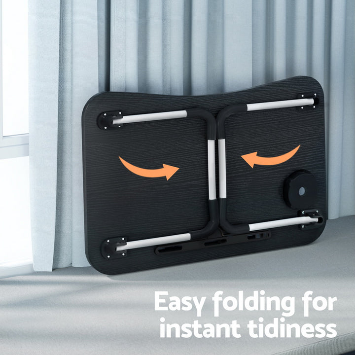 Laptop Desk Table Foldable Stand Lap Tray Sofa Bed Portable Adjustable Desks - Homecoze