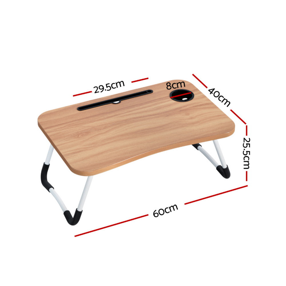 Laptop Desk Table Foldable Stand Lap Tray Sofa Bed Portable Adjustable Desks - Homecoze