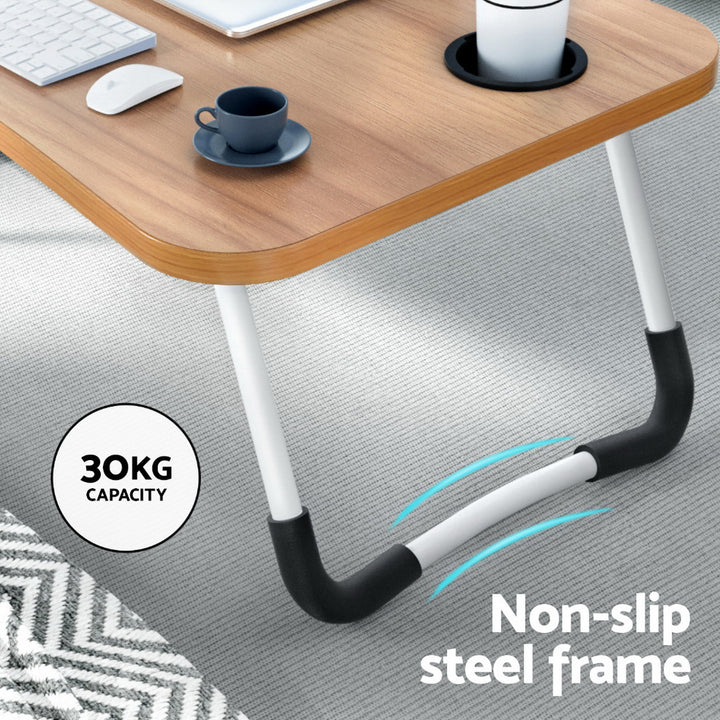 Laptop Desk Table Foldable Stand Lap Tray Sofa Bed Portable Adjustable Desks - Homecoze