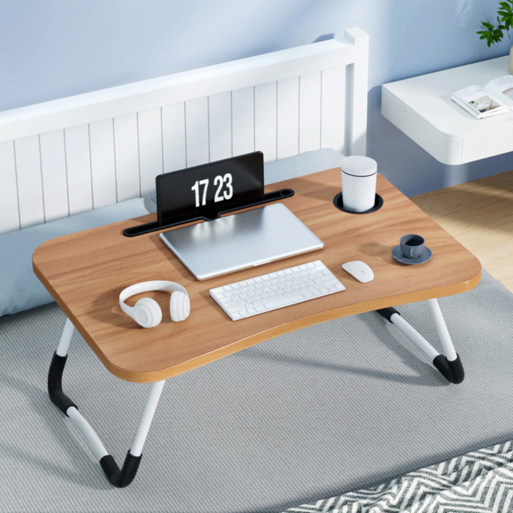 Laptop Desk Table Foldable Stand Lap Tray Sofa Bed Portable Adjustable Desks - Homecoze
