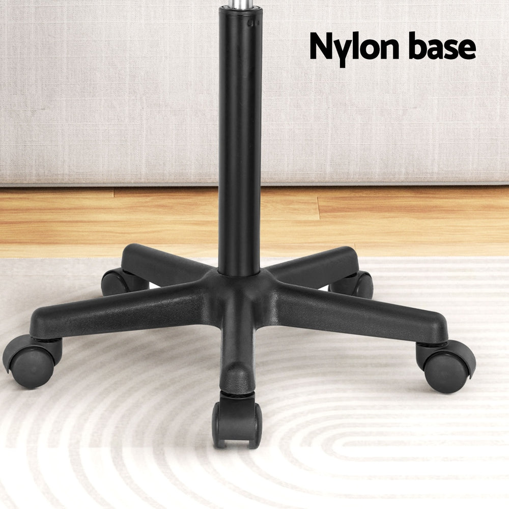 Portable Laptop Desk Height Adjustable Caster Wheel - Black - Homecoze