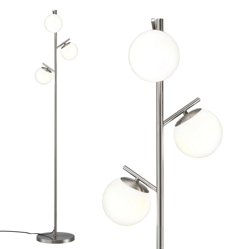 3-Light Tree Floor Lamp 165cm - Homecoze