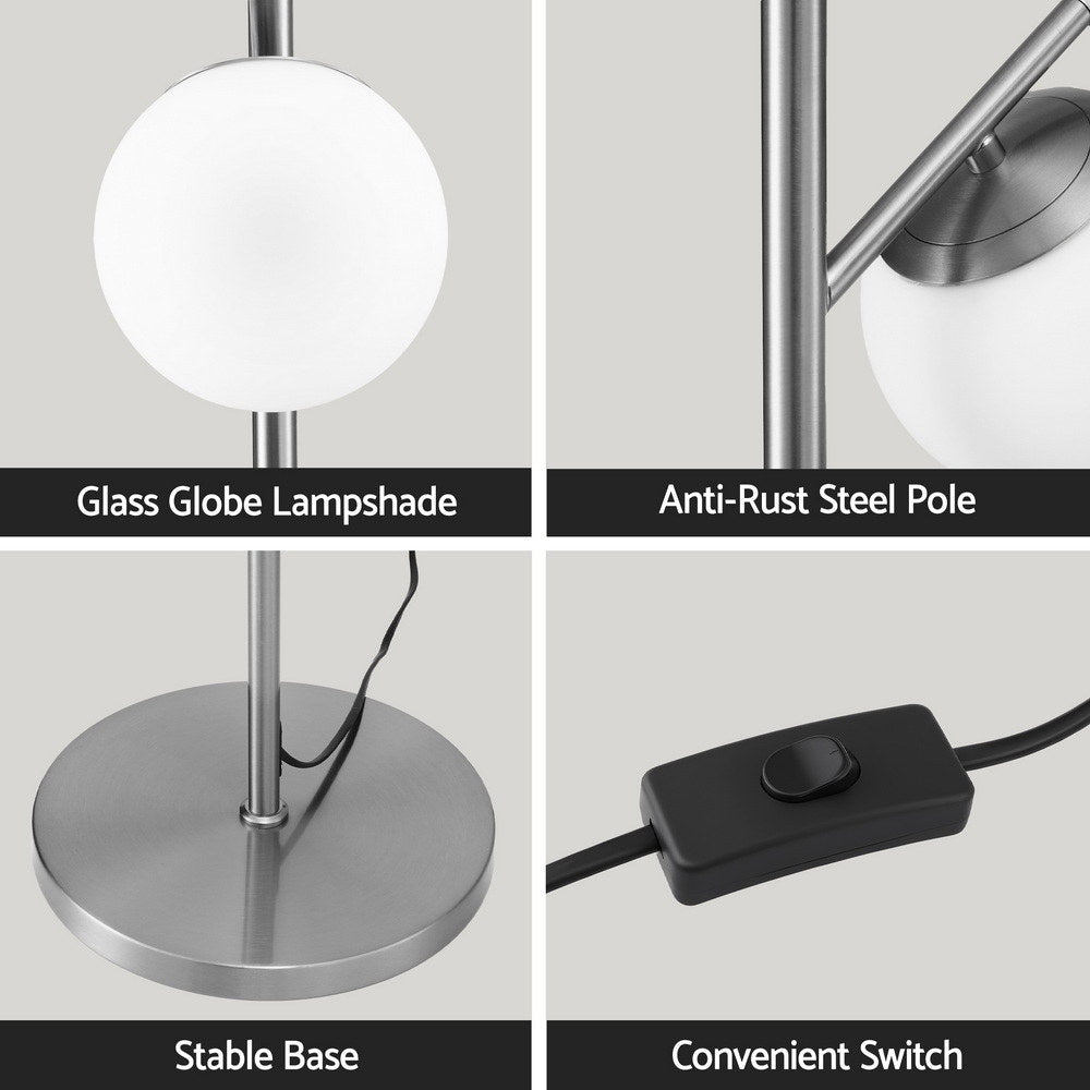 3-Light Tree Floor Lamp 165cm - Homecoze