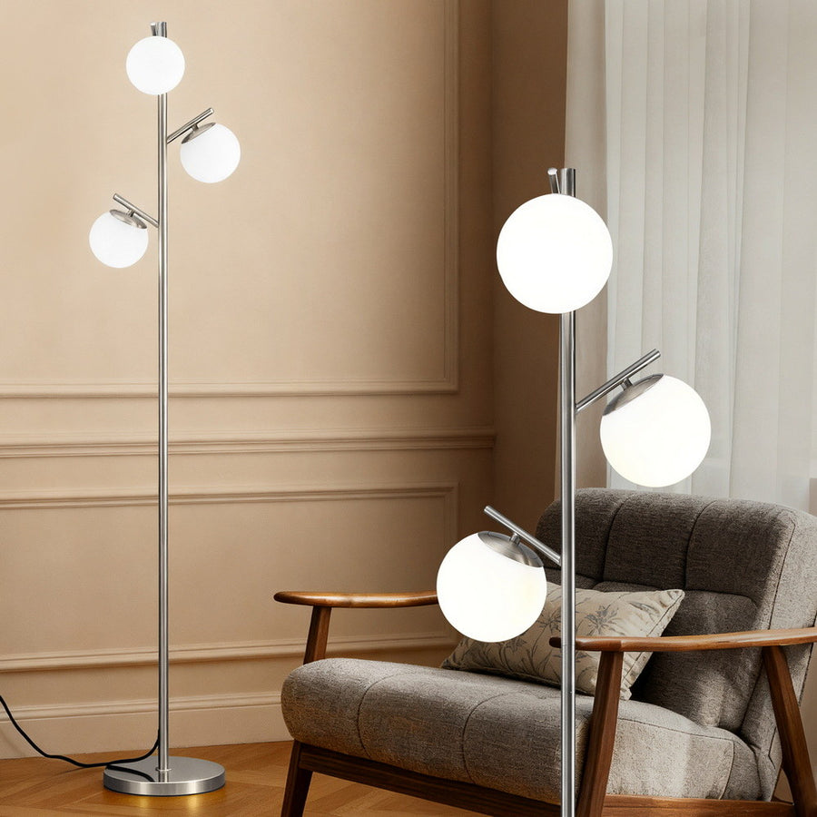 3-Light Tree Floor Lamp 165cm - Homecoze