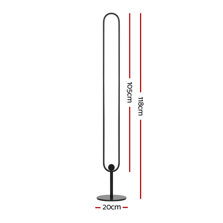 RGB LED Floor Lamp with Remote Control 118CM