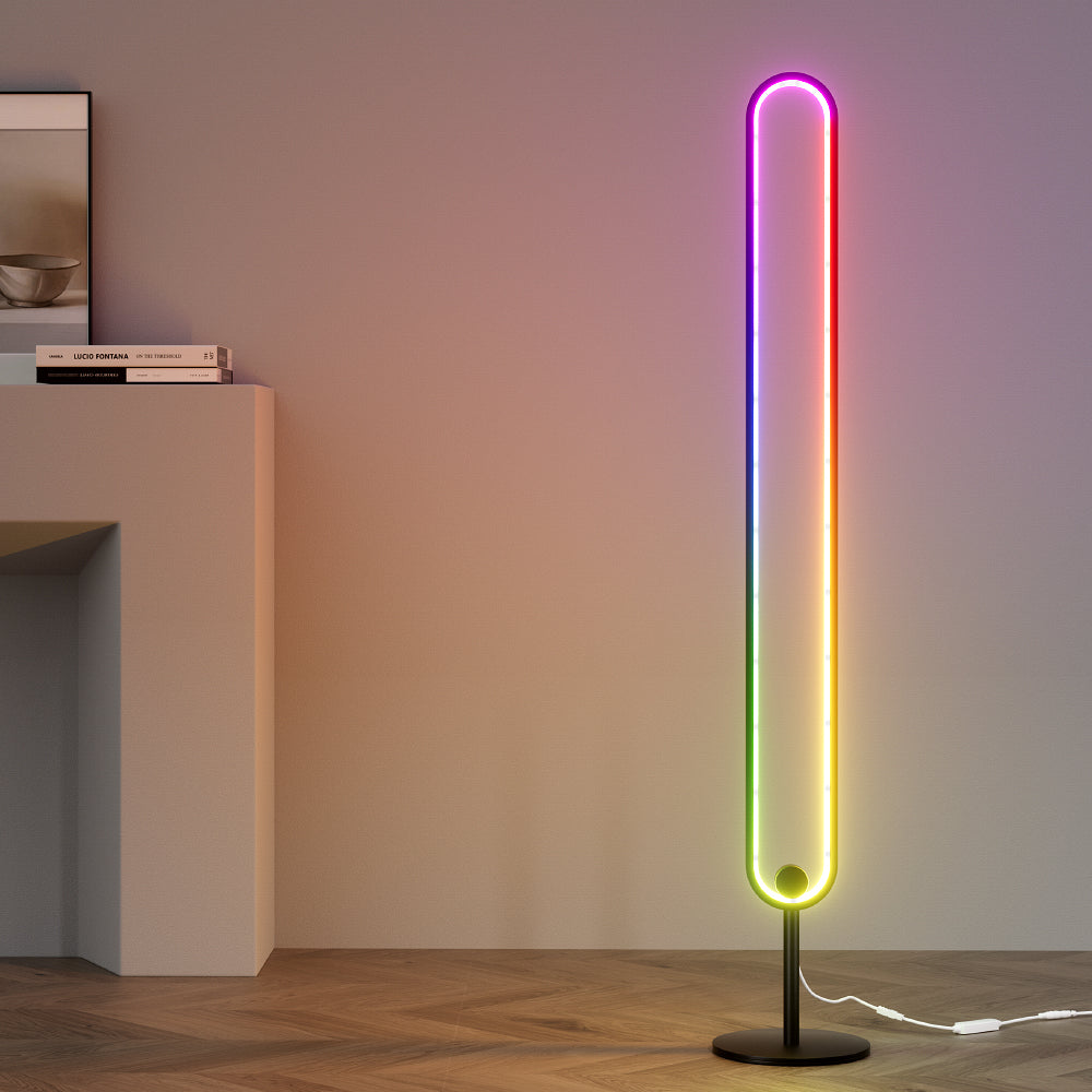 RGB LED Floor Lamp with Remote Control 118CM - Homecoze