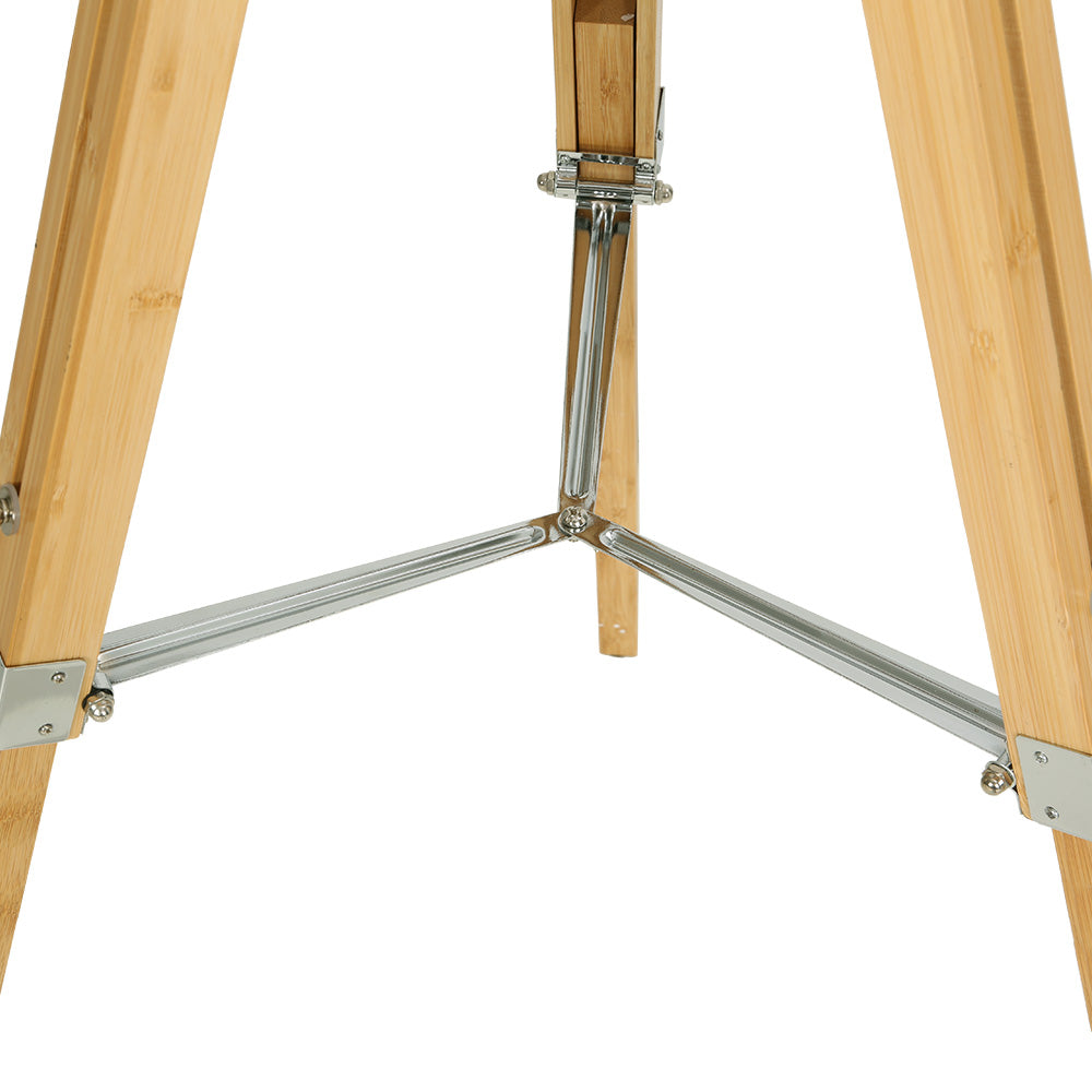 Modern Tripod Style Floor Lamp LED Room Light - Bamboo - Homecoze