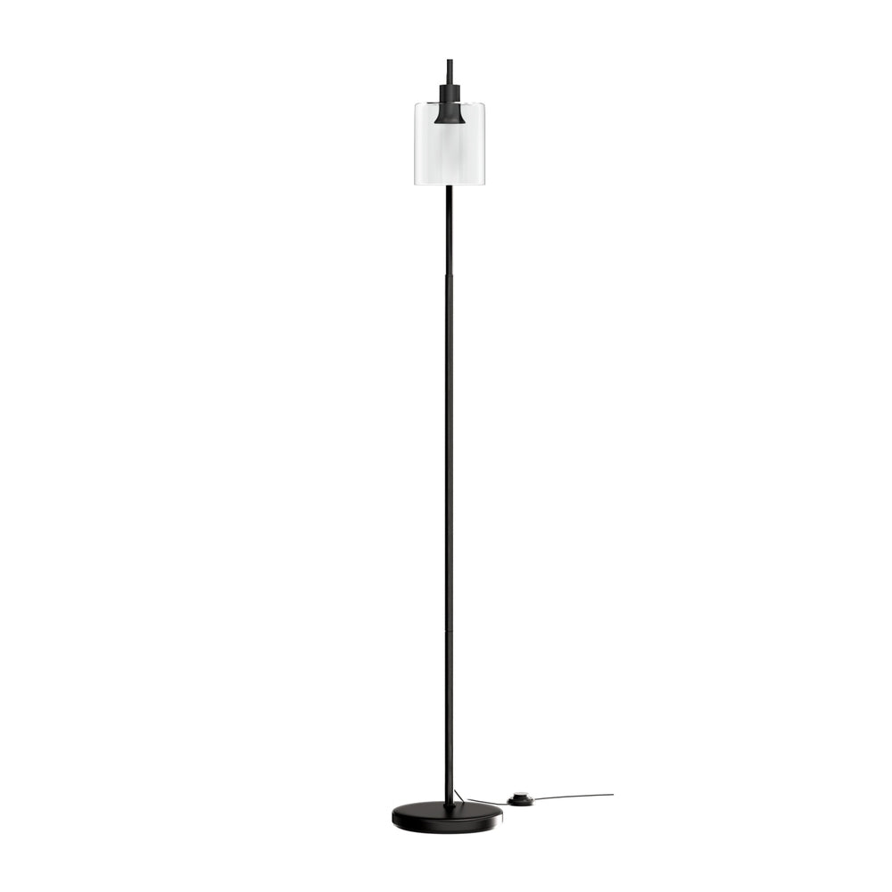 Modern Industrial Style Floor Lamp 161cm - Black - Homecoze