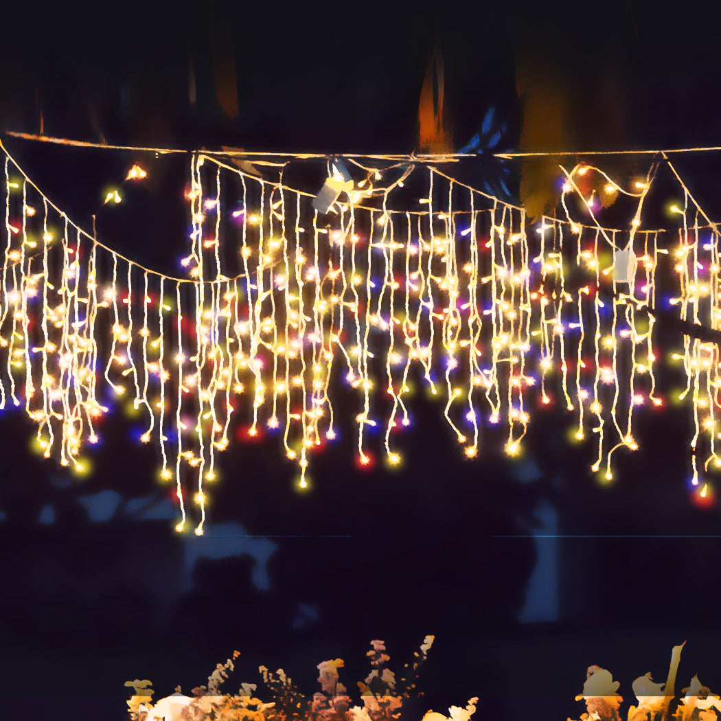 Curtain Fairy String Lights Wedding Multi Colour 500 LED-1836526716324024326