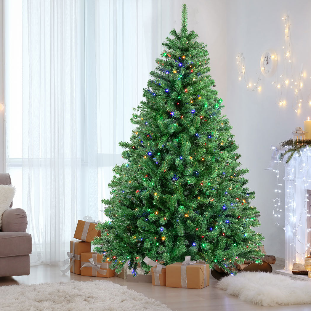 SANTACO 1.8M Christmas Tree Pre Lit-1836526634157608966