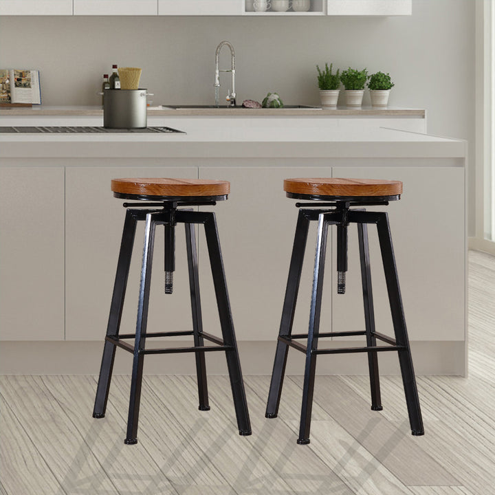 Levede 2x Bar Stools Industrial Kitchen-1831592592899444743