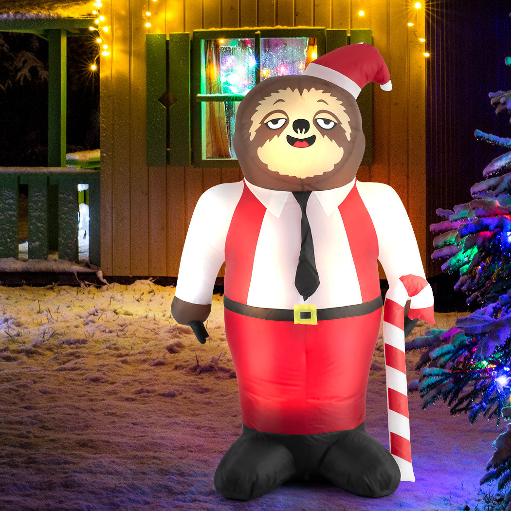 Santaco Christmas Inflatable Sloth 1.8M-1836526676897566727