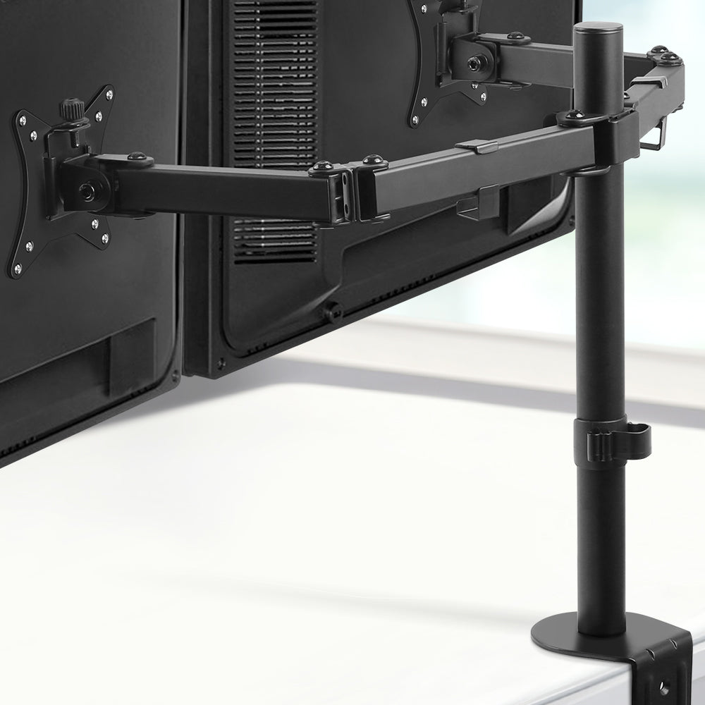 Dual Monitor Arm Adjustable Desk Mount