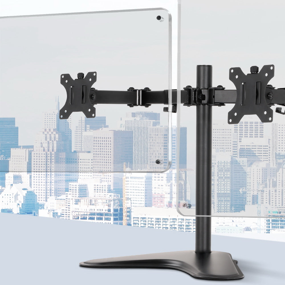 Dual Monitor Arm Adjustable Desktop Stand - Homecoze