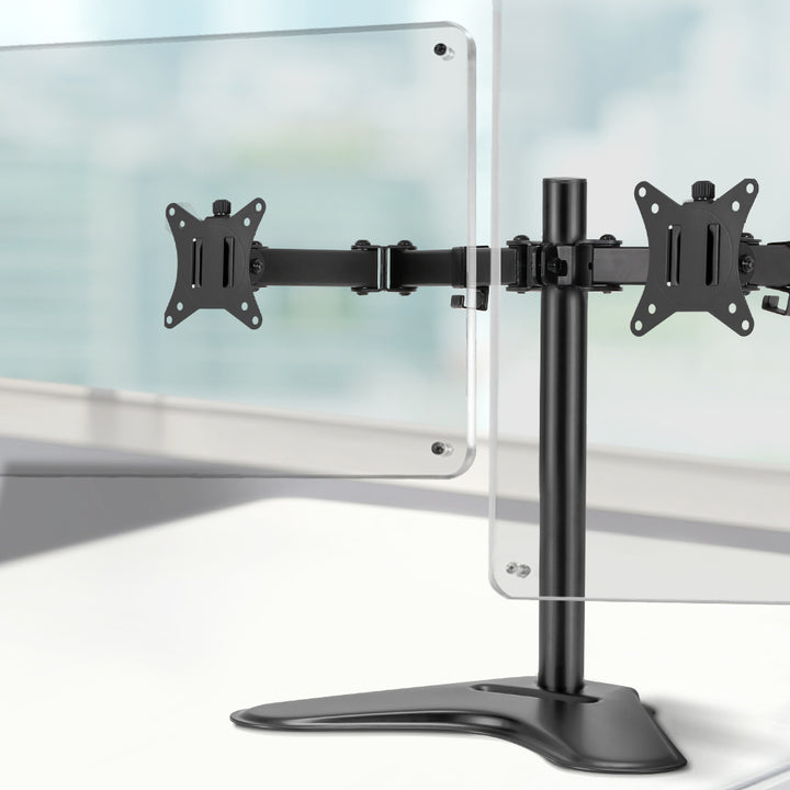 Dual Monitor Arm Adjustable Desktop Stand