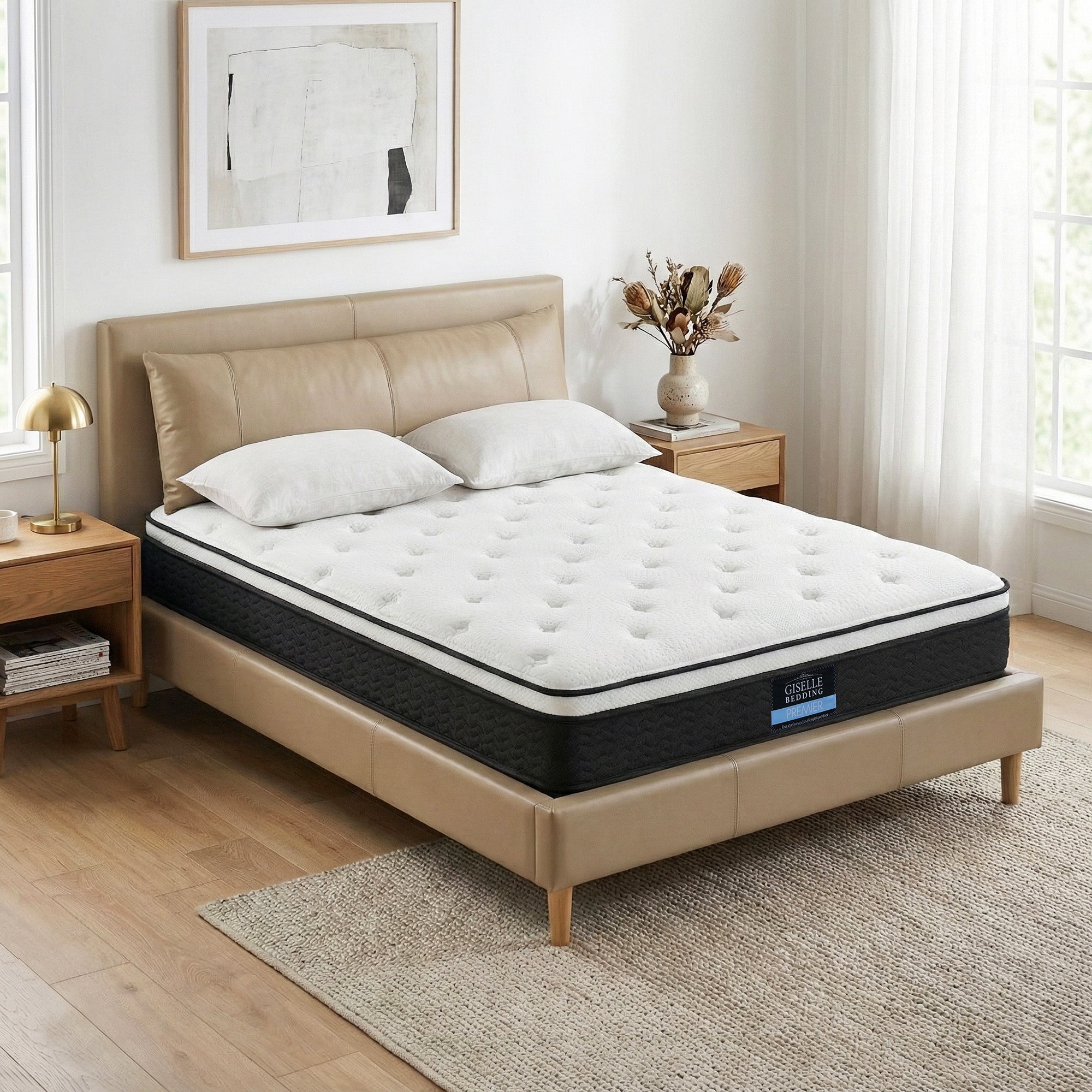 Aurora (Queen) Euro Top Spring Mattress – 21cm - Homecoze
