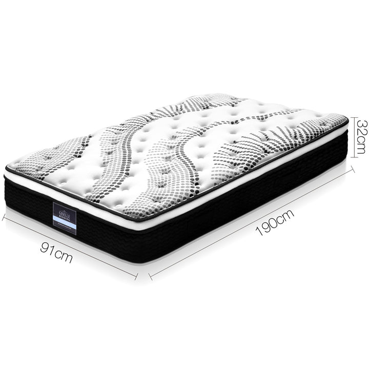 Zenith (Single) Euro Top Mattress | 32cm Homecoze