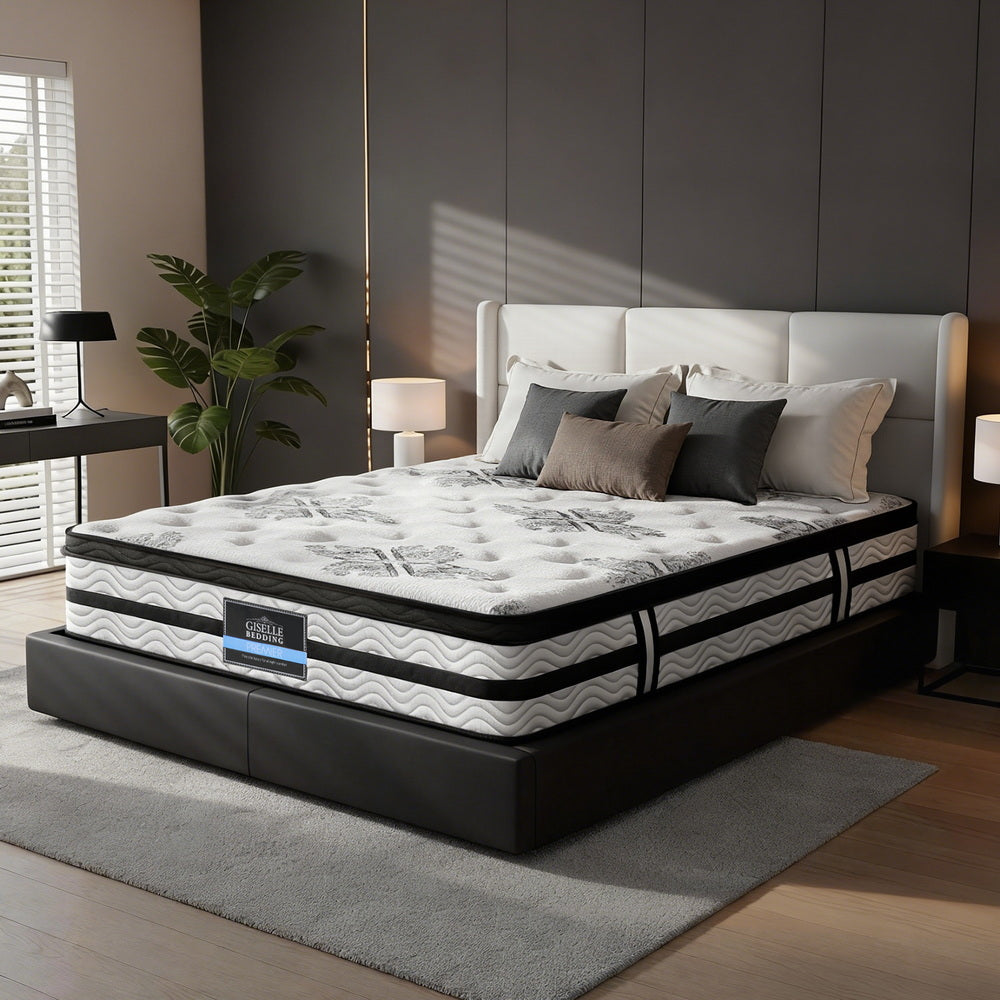 Eclipse (Double) Euro Top Pocket Spring Mattress – 34cm - Homecoze