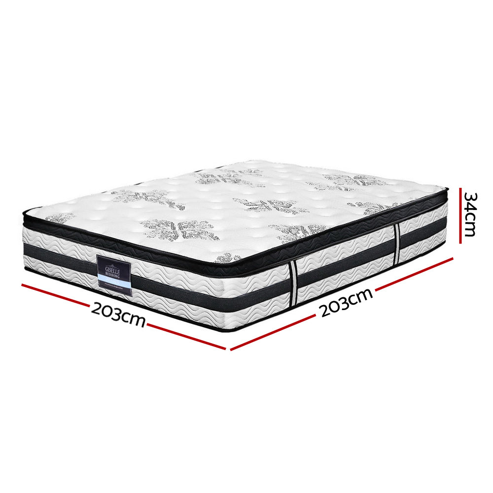 Eclipse (Super King) Euro Top Mattress | 34cm - Homecoze