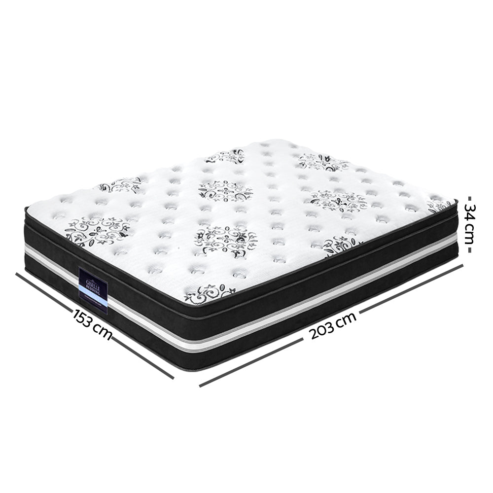 Odyssey (Queen) Cool Gel Euro Top Mattress | 34cm - Homecoze