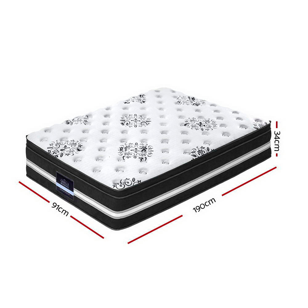 Odyssey (Single) Cool Gel Euro Top Mattress | 34cm - Homecoze