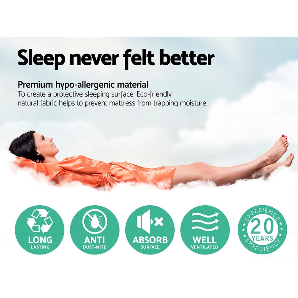 Nebula (King Single) Pocket Spring Mattress – 21cm - Homecoze