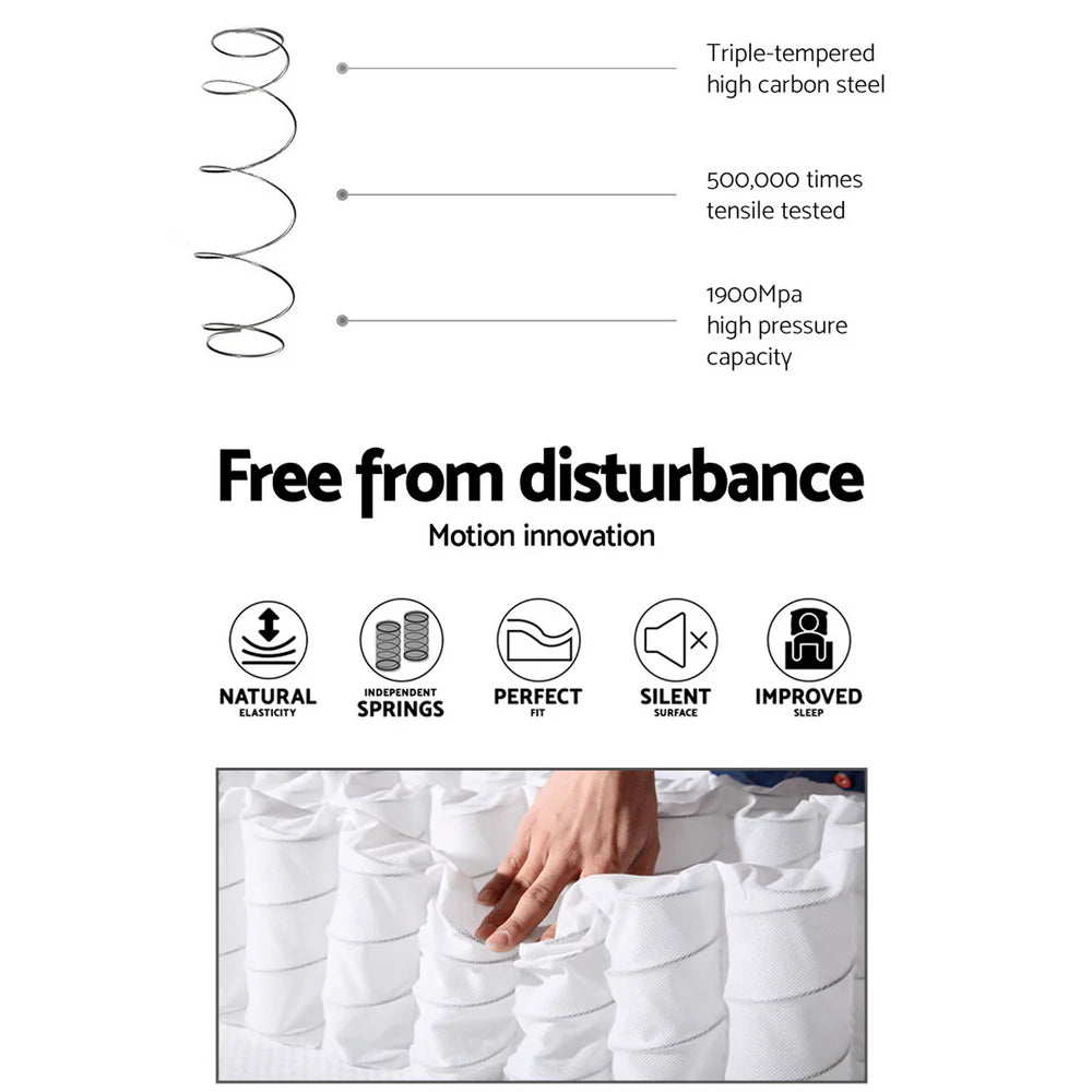 Supernova (Queen) Cool Gel Euro Top Mattress – 34cm - Homecoze