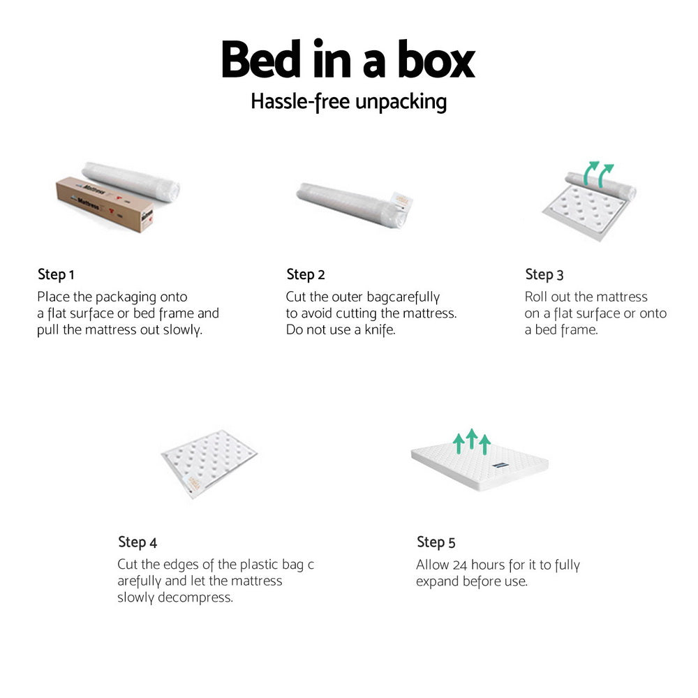 Vortex (Queen) Tight Top Mattress | 13cm - Homecoze