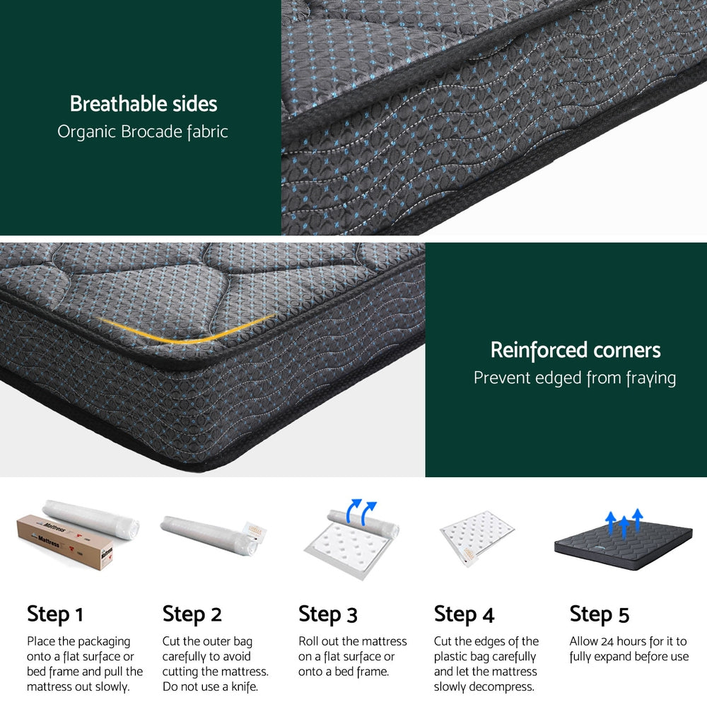 Meteor (King) Bonnell Spring Mattress | 16cm - Homecoze