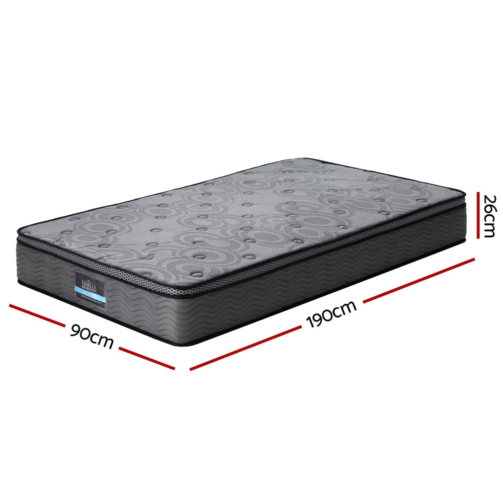 Ion (Single) Euro Top Mattress | 26cm - Homecoze
